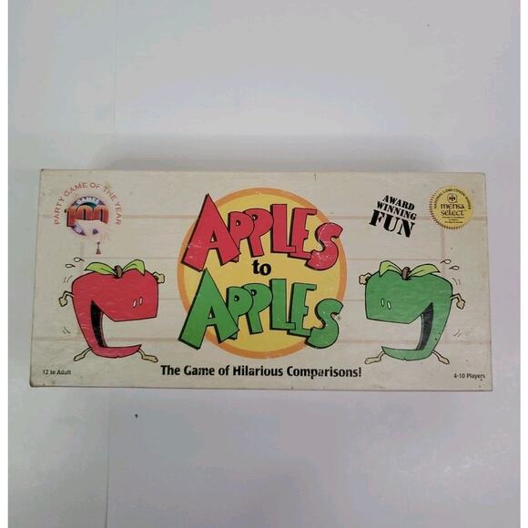APPLES to APPLES Card Game 2001 Edition-Complete-Used - Picture 1 of 7